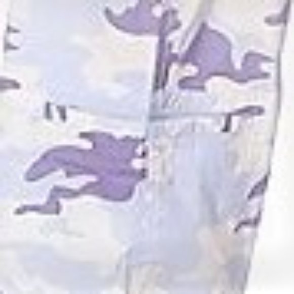 Fatigue Print Cargo Pocket Crop Pant - Picture 3 of 5